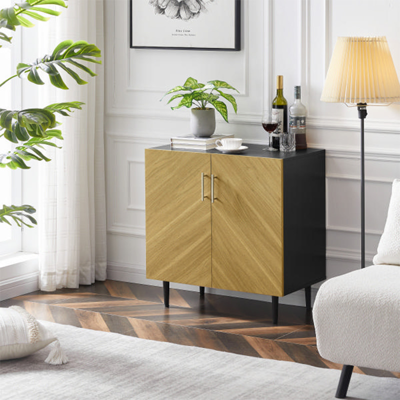 Armário de café, estilo moderno de luxo minimalista, sala de estar, corredor, café, barra de jantar.